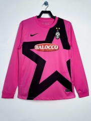 2011-12 Retro Version Juventus Away Pink LS Thailand LS Soccer Jersey AAA-811/709
