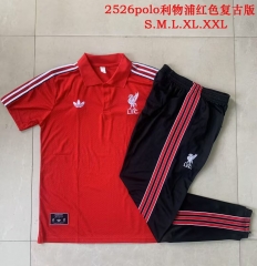 2025/26 Retro Liverpool Red Polo Uniform-815