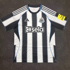 2025/26 Newcastle United Home Black & White Thailand Soccer Jersey AAA-705/320/416