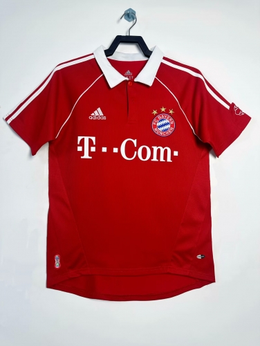06/07 Retro Version Bayern München Home Red Thailand Soccer Jersey AAA-811