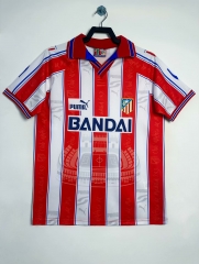 96/97 Retro Version Atlético Madrid Home White & Red Thailand Soccer Jersey AAA-522/811