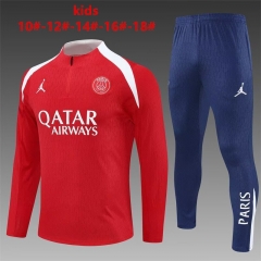 Kids Player Version 2025/26 Paris SG Red  Kids/Youth Thailand Soccer Uniform-801/411