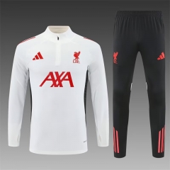 2025/26 Liverpool White Thailand Tracksuit Uniform-801
