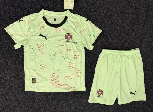 Kids 2025/26 Portugal Green Youth/Kids Soccer Uniform-507