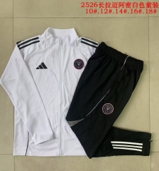 Kids 2025-26 Inter Miami CF White Kids/Youth Jacket Uniform-815