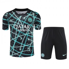 2025/26 Inter Milan Green & Black Thailand Soccer Training Uniform-418