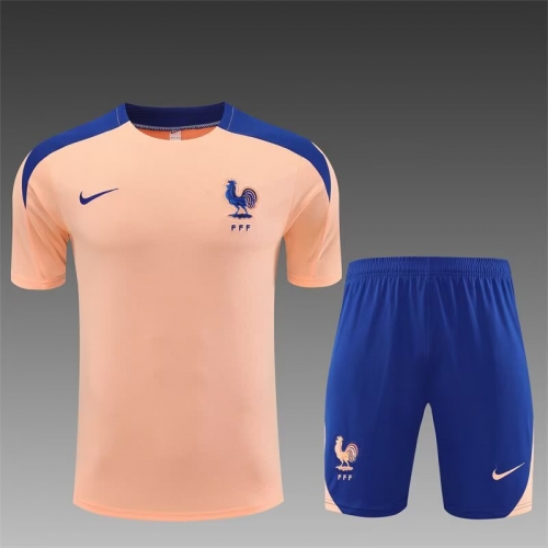 2025/26 France Pink Thailand Soccer Tracksuit Uniform-801