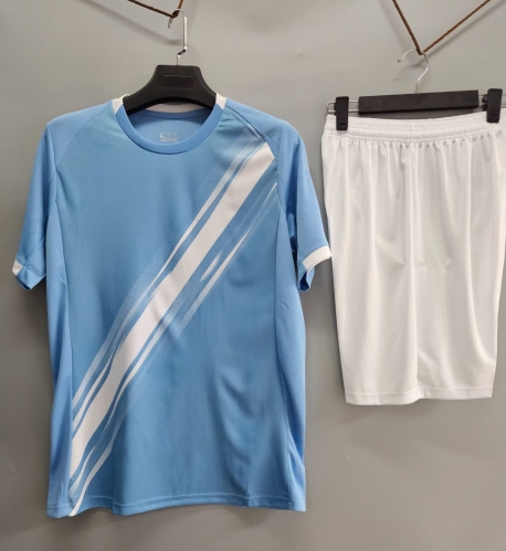 Customize 2025/26 Manchester City Home Blue Soccer Uniform-DN
