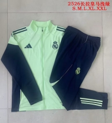 2025/26 Real Madrid Light Green Thailand Jacket Uniform-815
