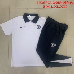 2025/26 Chelsea White Thailand Polo Uniform-815