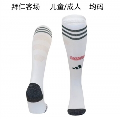 Adult/Kids 2025/26 Bayern München Away White Thailand Soccer Socks