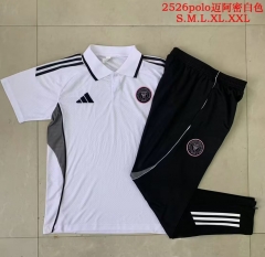 2025/26 Inter Miami CF White Thailand Soccer Polo Uniform-815