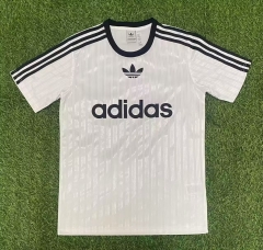 2025/26 Addid Casual White Cotton T-Shirts-416