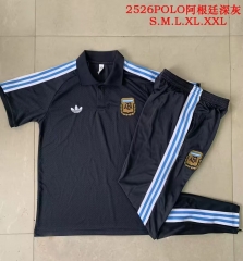 2025/26 Argentina Dark Gray Thailand Polo Unifrom-815