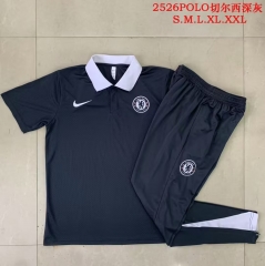 2025/26 Chelsea Dark Gray Thailand Polo Uniform-815