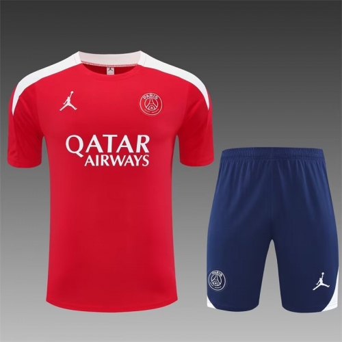 2025/26 Paris SG Red Shorts-Sleeve Thailand Soccer Uniform-801