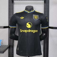 Player Version 2025/26 Manchester United 2nd Away Black Thailand Soccer Jersey AAA-888/703