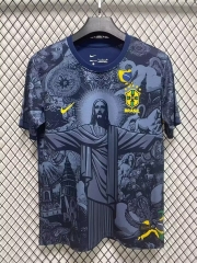 2024/25 Brazil Black & Gray Thailand Soccer Jersey AAA-23/312