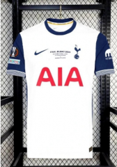 With Patch (#25 winners) 2024/25 Tottenham Hotspur Home Black & White Soccer Jersey AAA-705/416/320