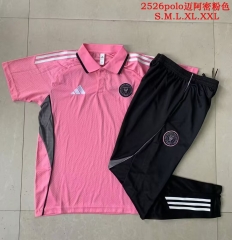 2025/26 Inter Miami CF Pink Thailand Soccer Polo Uniform-815