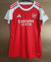 2025/26 Arsenal Home Red Thailand Female Soccer Jersey AAA-JJ