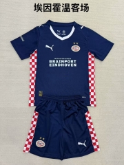 2025/26 PSV Eindhoven Away Black Soccer Uniform-208