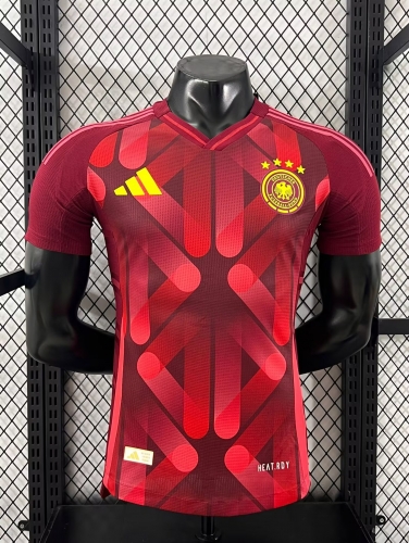 Player Version 2025/26 Germany Away Red Thailand Soccer Jersey AAA-XY/210