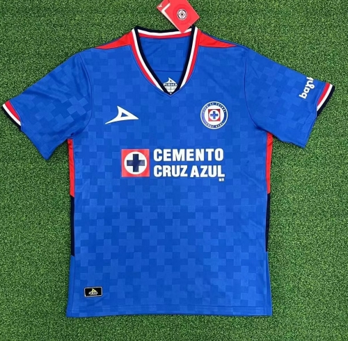2025/26 Cruz Azul Home Blue Thailand Soccer Jersey AAA-07/522/320