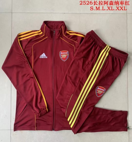 2025/26 Arsenal Red Soccer Jacket Uniform-815