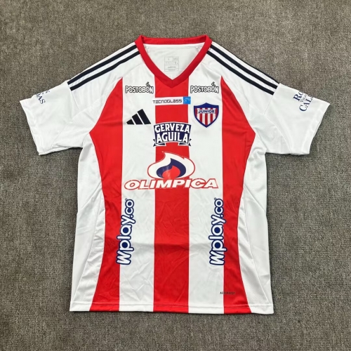 2025/26 Atlético Junior Home Red & White Thailand Soccer Jersey AAA-417