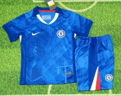 Kids 2025/26 Chelsea Home Blue Kids/Youth Soccer Uniform-123/812/522