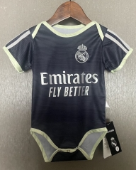 (Size 9/12) 2025/26 Real Madrid Away Black Baby Soccer Uniform-308