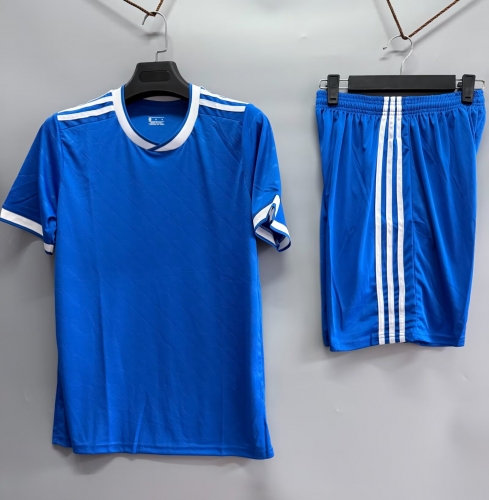 Customize 2025/26 Real Madrid 2nd Away Blue Soccer Uniform-DN