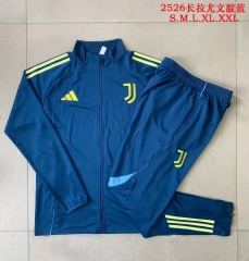 2025-26 Juventus FC Blue Thailand Soccer Jacket Uniform-815