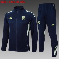 2025/26 Real Madrid Cyan Thailand Jacket Uniform-815