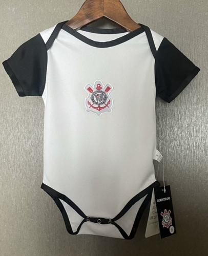 (Size 9/12) 2025/26 Corinthians Home White Baby Soccer Uniform-308