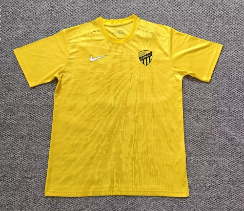 2025/26 Al-Ittihad Yellow Thailand Soccer Jersey AAA-301
