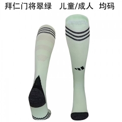 Adult/Kids 2025/26 Bayern München Goalkeeper Light Green Thailand Soccer Socks