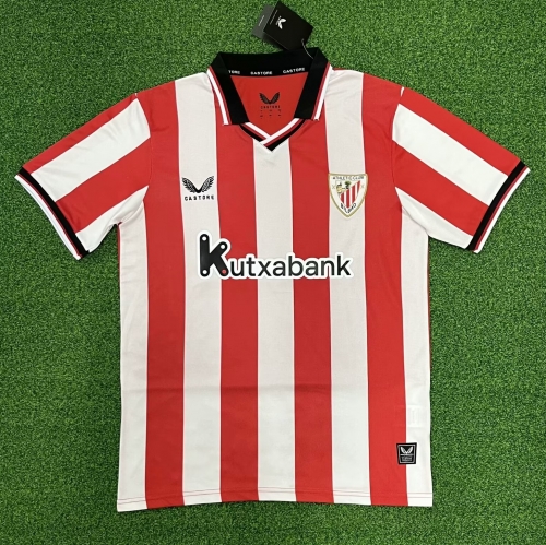 2025/26 Athletic Bilbao Home Red & White Thailand Soccer Jersey AAA-522/320/95