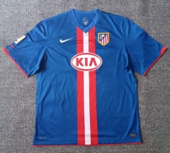 10/11 Retro Version Atletico Madrid Away Blue Thailand Soccer Jersey-301