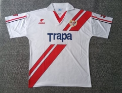 97/98 Retro Version Rayo Vallecano Home White Thailand Soccer Jersey AAA-301