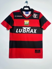 95 Retro Version CR Flamengo Home Red & Black Thailand Soccer Jersey AAA-811