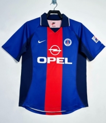 00/01 Retro Version Paris SG Home Blue Soccer Thailand Jersey AAA-811