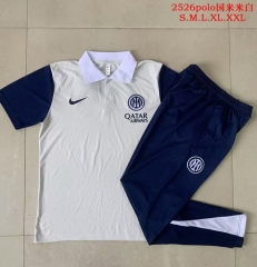2025/26 Inter Milan White Thailand Polo Uniform-815