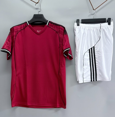 Customize 2025/26 Manited United Home Red Soccer Uniform-DN