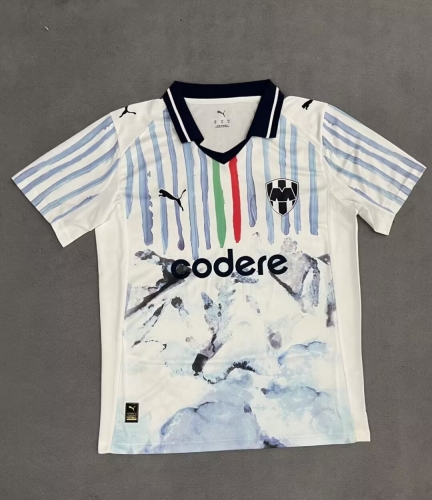 2025/26 Monterrey Blue & White Thailand Training Soccer Jerseys-07/912