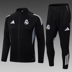 2025/26 Real Madrid Black Thailand Jacket Uniform-411