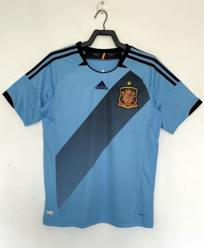 12 Retro Spain Away Blue Thailand Soccer Jersey AAA-522/811