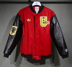 2025/26 Manchester United Red Thailand Soccer Cotton Coat -703