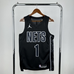 2023 Season Feiren Limited Version Brooklyn Nets Black #1 NBA Jersey-311